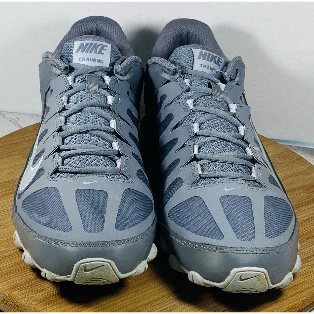 Nike Mens Reax 8 TR Mesh Training Shoes Cool Grey/Wolf Grey Size 11 CW2457-100